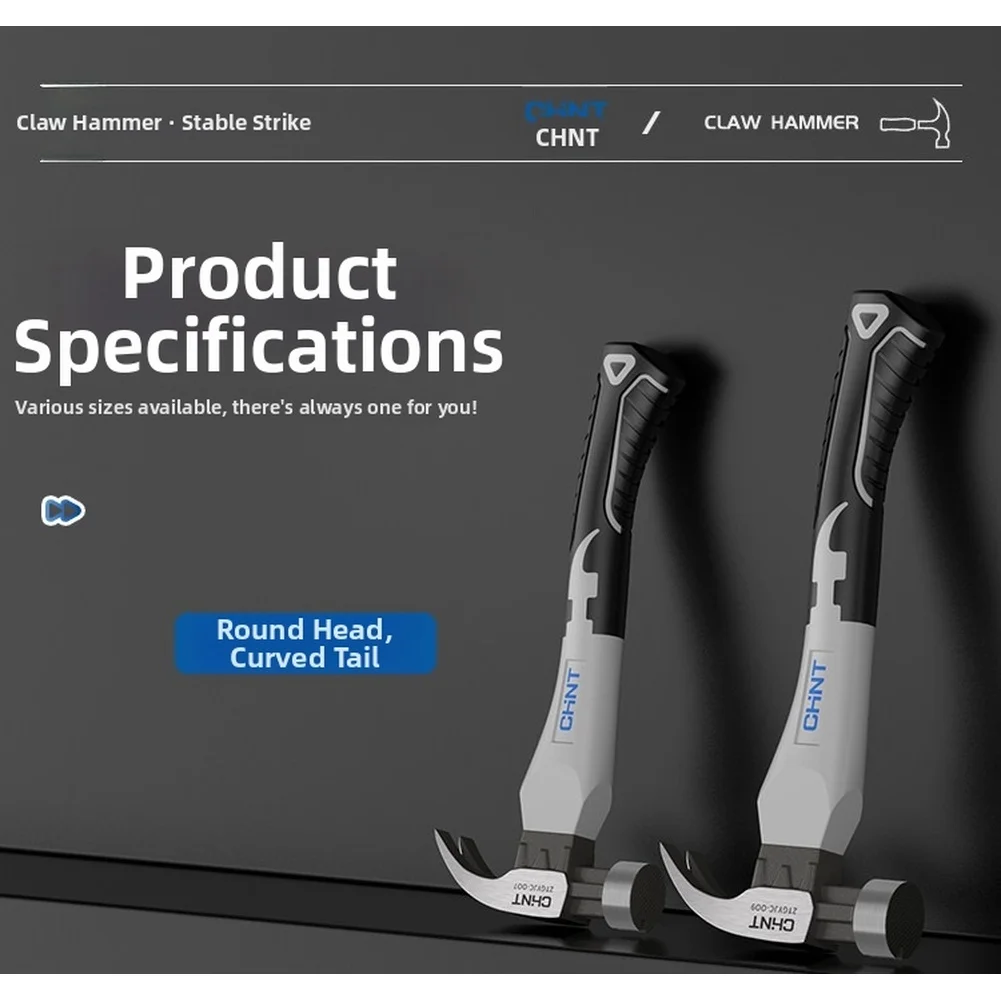 1pc Multifunctional Claw Hammer Anti Slip And Shockproof Hammer Straight Curved Tail Automatic Woodworking Nail Hammer Hand Tool
1pc Multifunctional Claw Hammer Anti Slip And Shockproof Hammer Straight Curved Tail Automatic Woodworking Nail Hammer Hand Tool