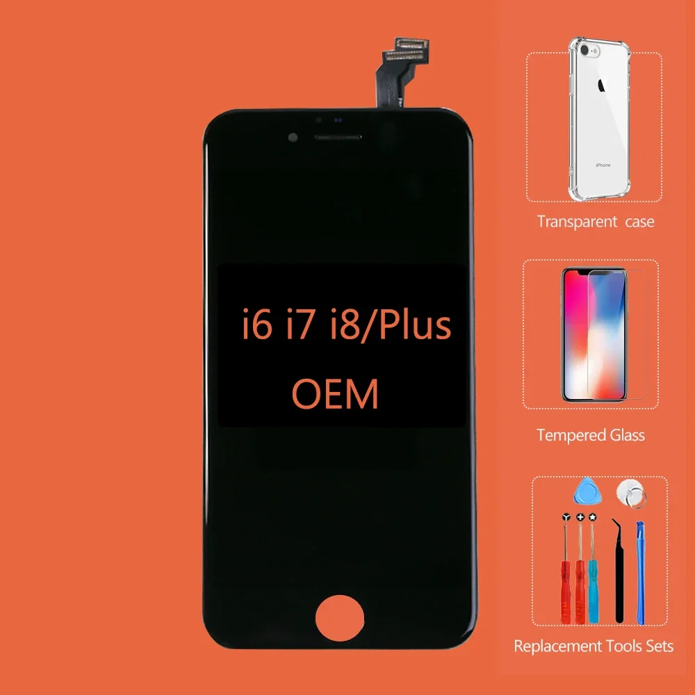 ЖК-экран OEM для iPhone 6, 6S, 7, 8 Plus, экран OEM, Верхний ЖК-дисплей, дигитайзер, сенсорная Замена для iPhone6 i6s, i7, i8 Plus
ЖК-экран OEM для iPhone 6, 6S, 7, 8 Plus, экран OEM, Верхний ЖК-дисплей, дигитайзер, сенсорная Замена для iPhone6 i6s, i7, i8 Plus