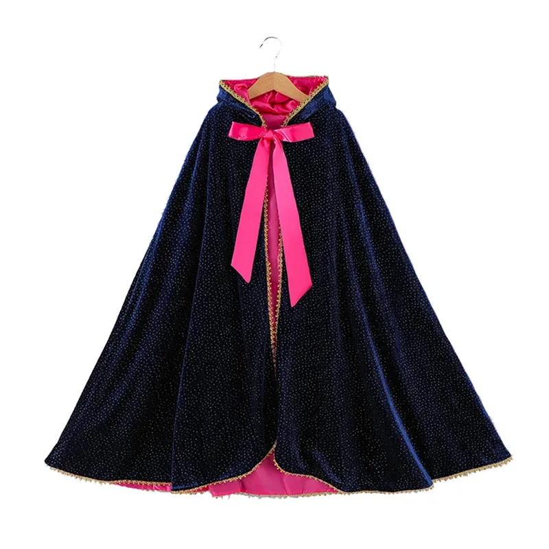 Anna Role Play Princess Hooded Cape Girl Print Cloak Kid Cosplay Birthday Carnival Halloween Party Charm Shiny Costume Accessory
Anna Role Play Princess Hooded Cape Girl Print Cloak Kid Cosplay Birthday Carnival Halloween Party Charm Shiny Costume Accessory