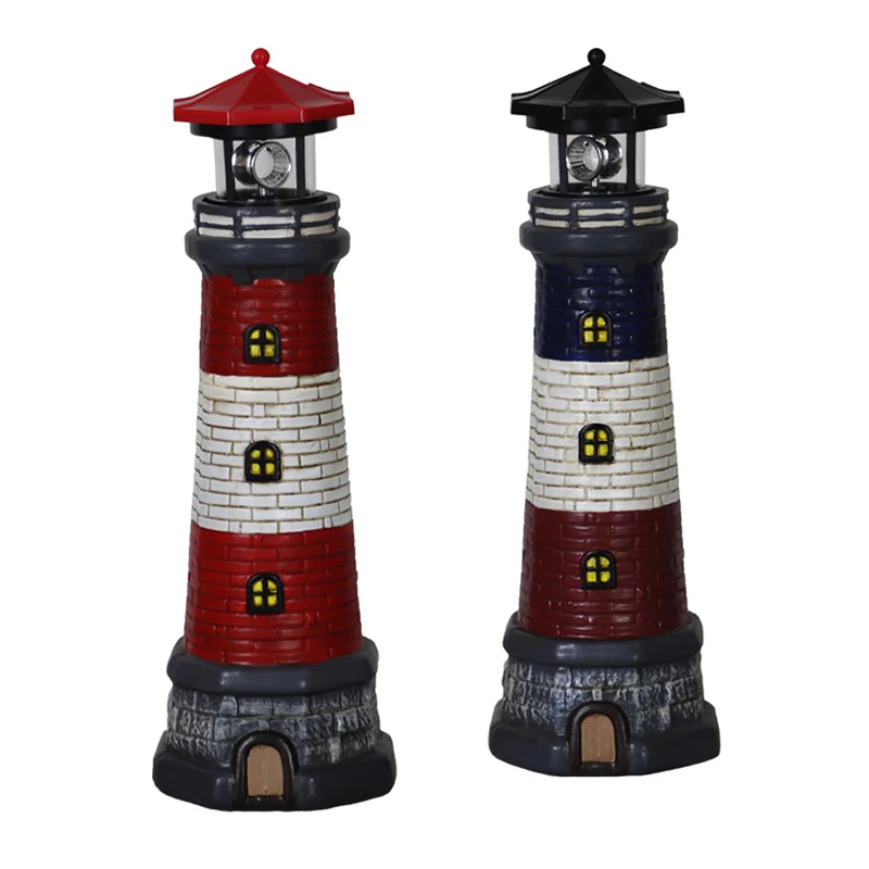 Solar Lighthouse With Rotating LED Lights, Waterproof Lighthouse Lamp, Decorative Garden Statues Outdoor For Garden Yard Pathway
Solar Lighthouse With Rotating LED Lights, Waterproof Lighthouse Lamp, Decorative Garden Statues Outdoor For Garden Yard Pathway