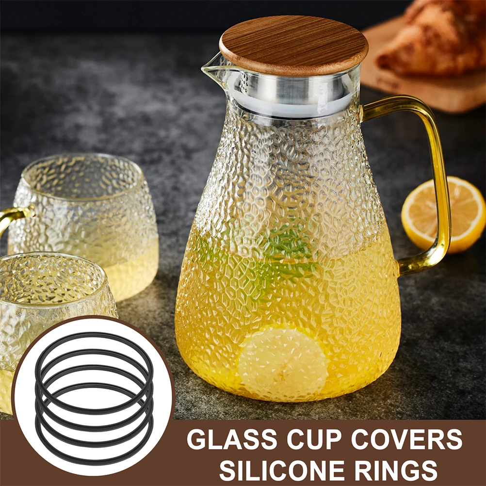 6 Pcs Cup Silicone Ring Reusable Replacement Lid Seals Gaskets Leak-proof Bottle Elasticity
6 Pcs Cup Silicone Ring Reusable Replacement Lid Seals Gaskets Leak-proof Bottle Elasticity