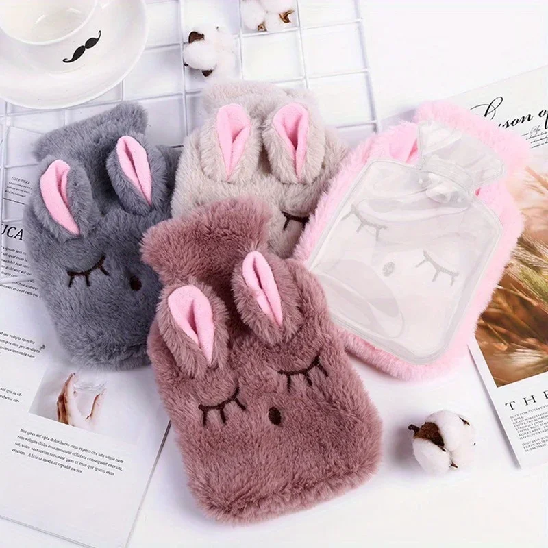 1Pc Winter Warmer Bag Rabbit Hot Water Bottle PVC Stress Pain Relief Therapy Hot Water Bag with Knitted Soft Cover Hand Warmer
1Pc Winter Warmer Bag Rabbit Hot Water Bottle PVC Stress Pain Relief Therapy Hot Water Bag with Knitted Soft Cover Hand Warmer
