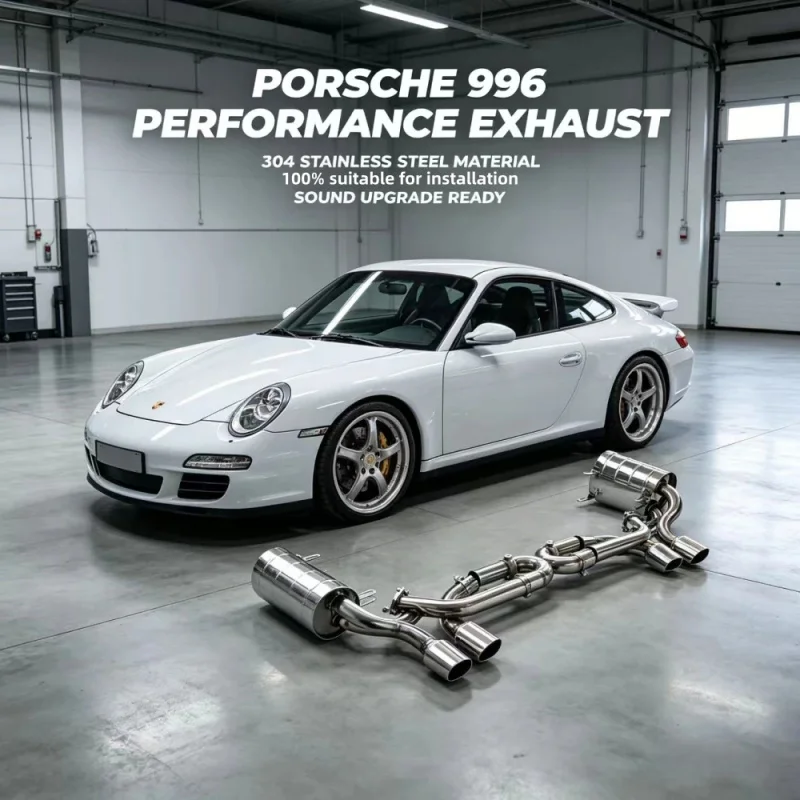 OEM Car Exhaust Pipes for Porsche 996 3.4 3.6 1997-2005 Performance Valvetronic Exhaust Catback System Sports Car Sound Upgrade
OEM Car Exhaust Pipes for Porsche 996 3.4 3.6 1997-2005 Performance Valvetronic Exhaust Catback System Sports Car Sound Upgrade