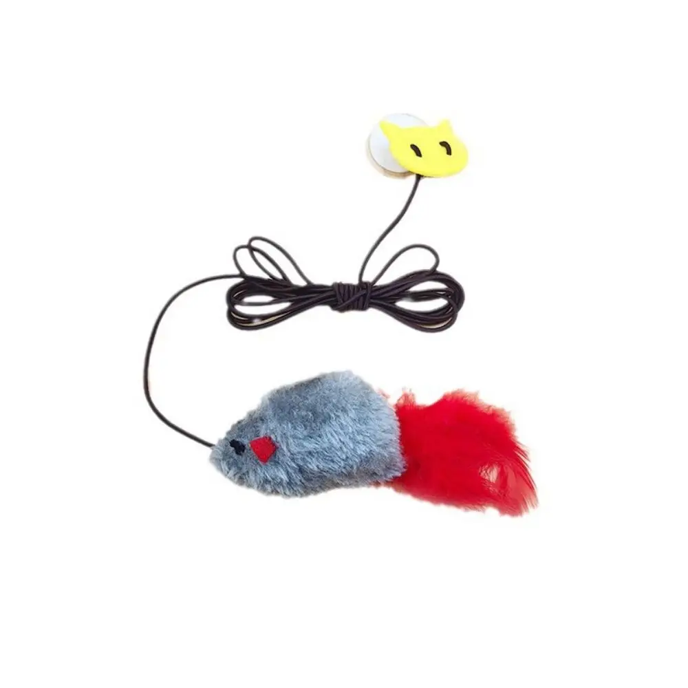 Plush/Feather Hanging Mouse Cat Toy with Sticky Hook Interactive Mouse Toy Hanging Soundmaking Mouse Bouncing Mouse Cat Toy
Plush/Feather Hanging Mouse Cat Toy with Sticky Hook Interactive Mouse Toy Hanging Soundmaking Mouse Bouncing Mouse Cat Toy