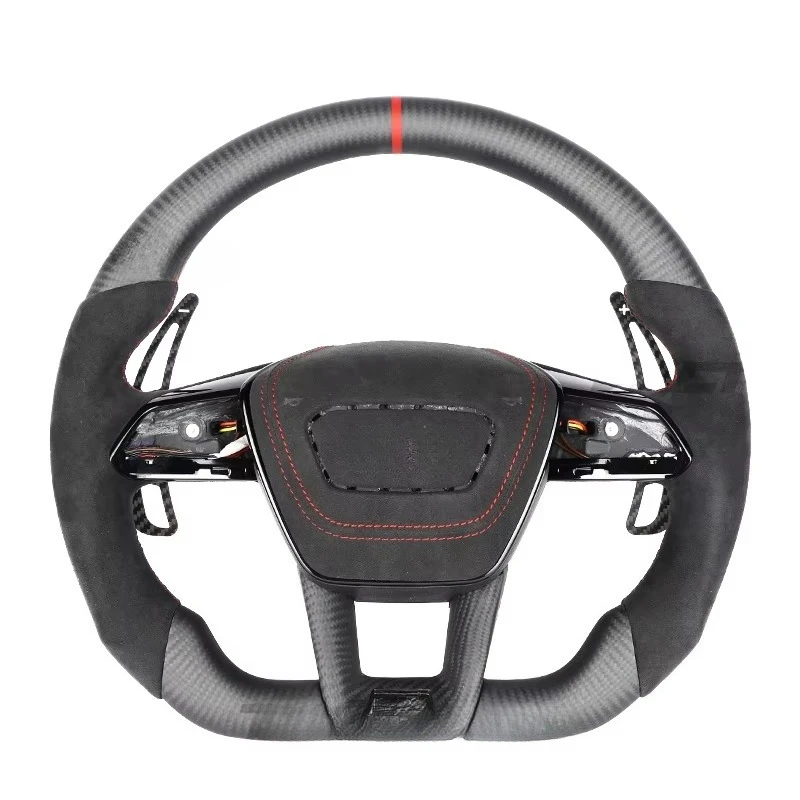 Custom Carbon Fiber LED Steering Wheel Fit for RS3 RS4 RS5 RS6 RS7 S3 S4 S5 S6 A3 A4 A5 Q5 Q7 A6 A7
Custom Carbon Fiber LED Steering Wheel Fit for RS3 RS4 RS5 RS6 RS7 S3 S4 S5 S6 A3 A4 A5 Q5 Q7 A6 A7