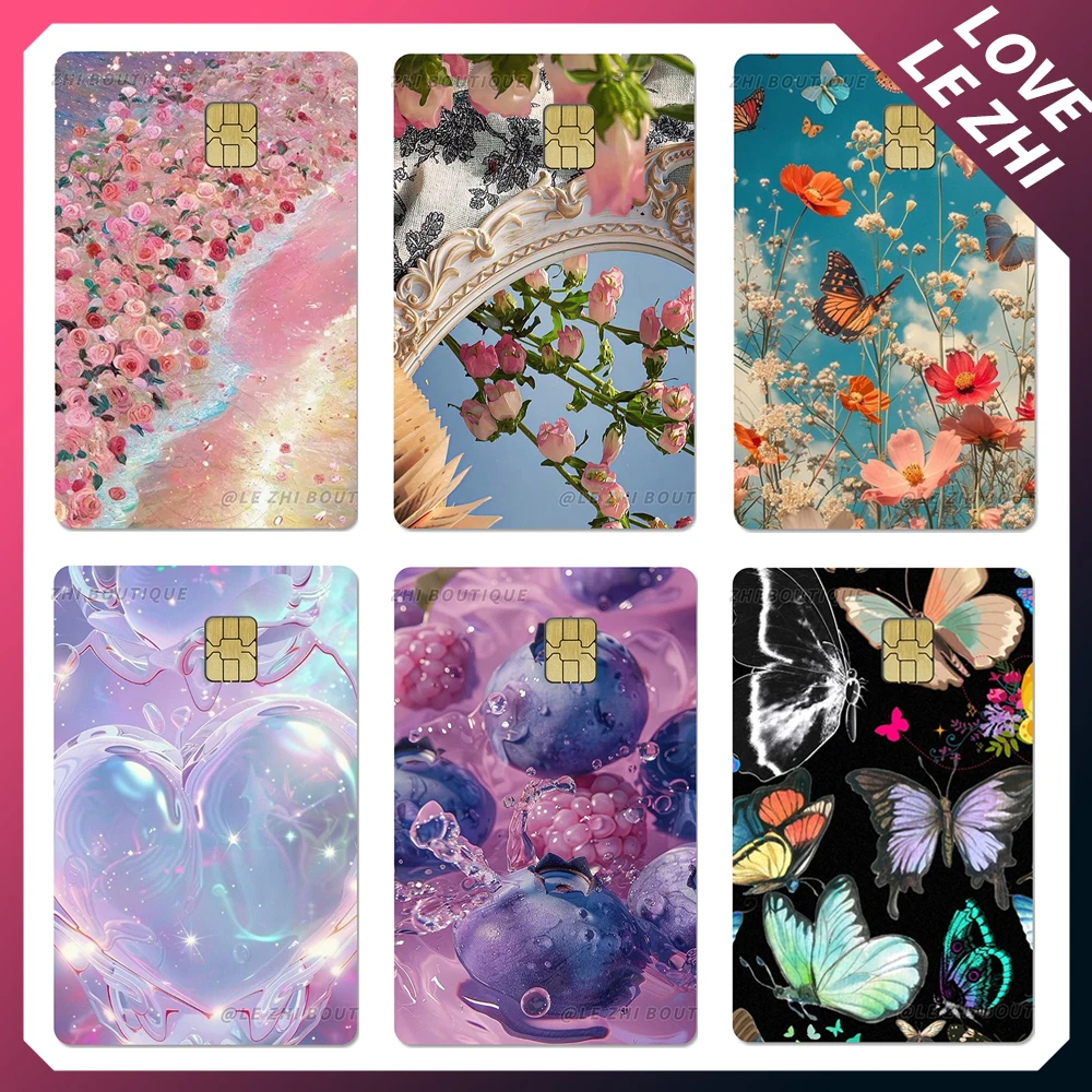 1Pcs Beautiful Romantic Flowers Sea Credit Debit Card Sticker Kawaii Butterfly Diy Waterproof Small Chip Protective Film Sticker
1Pcs Beautiful Romantic Flowers Sea Credit Debit Card Sticker Kawaii Butterfly Diy Waterproof Small Chip Protective Film Sticker