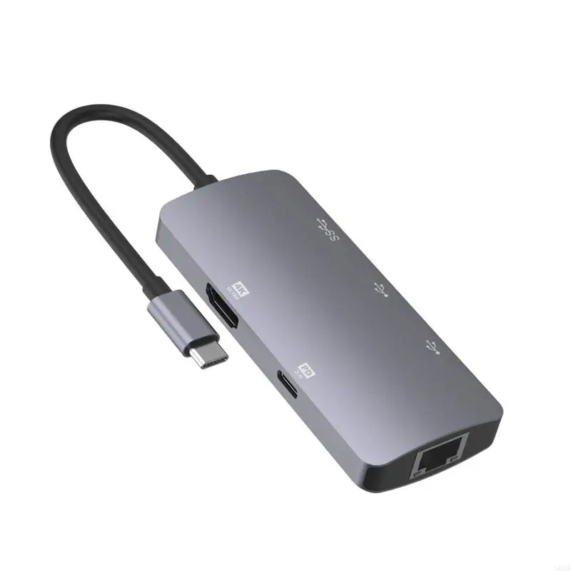 Док-станция G8DB Type-C USB C до HD-4K+PD 100M Ethernet Port RJ45+2XUSB 2.0+USB Многофункциональный 6 в 1 в 1
Док-станция G8DB Type-C USB C до HD-4K+PD 100M Ethernet Port RJ45+2XUSB 2.0+USB Многофункциональный 6 в 1 в 1