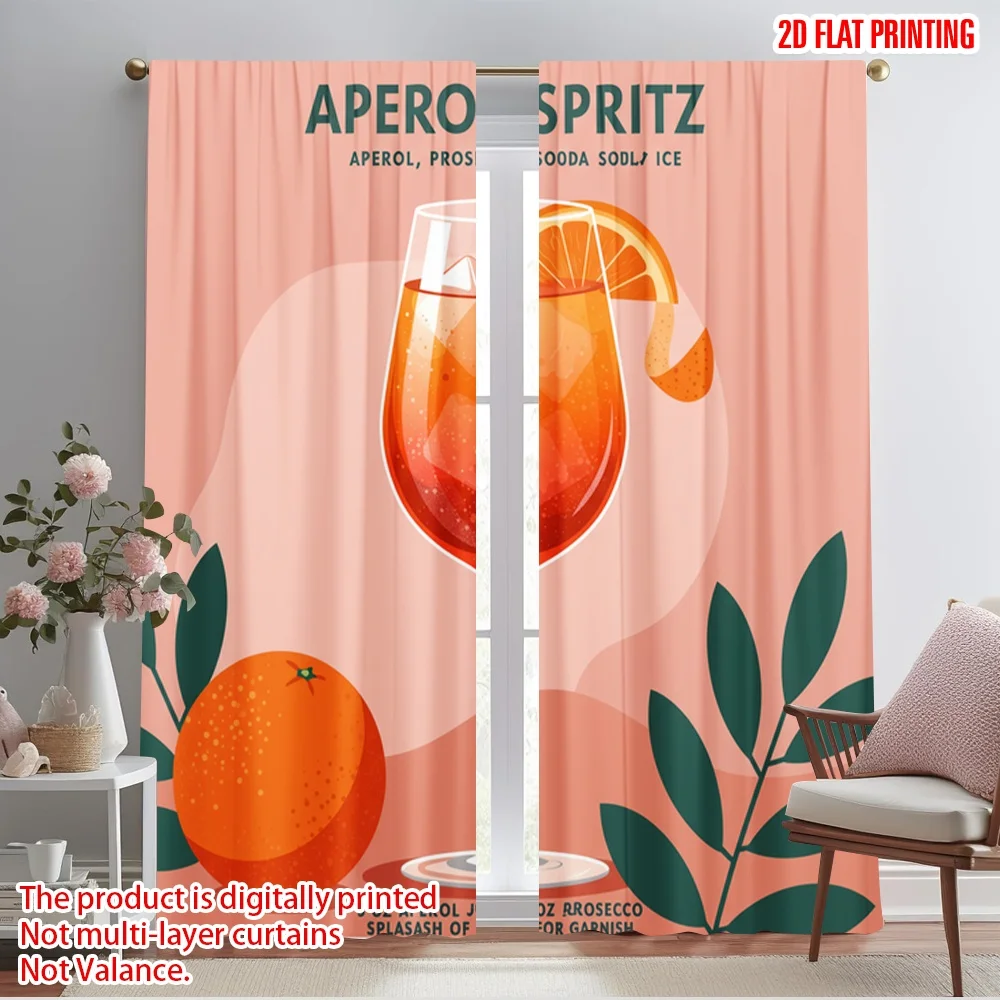 2pcs 2D flat printing Scene Curtains Aperol Spritz Cocktail Polyester Fabric Without Electricity Family Party Use for gold wall
2pcs 2D flat printing Scene Curtains Aperol Spritz Cocktail Polyester Fabric Without Electricity Family Party Use for gold wall