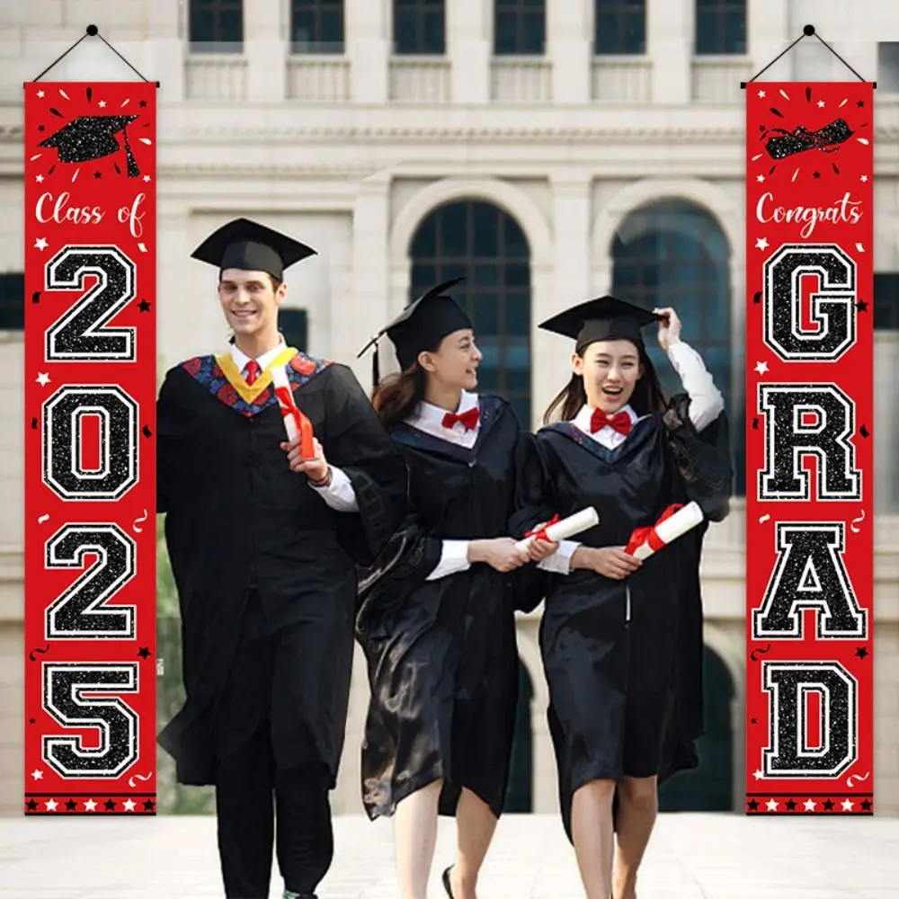 Red Graduation Porch Sign Banner Class of 2025 Celebrate Graduation Photography Backdrop Congrats Grad Polyester
Red Graduation Porch Sign Banner Class of 2025 Celebrate Graduation Photography Backdrop Congrats Grad Polyester
