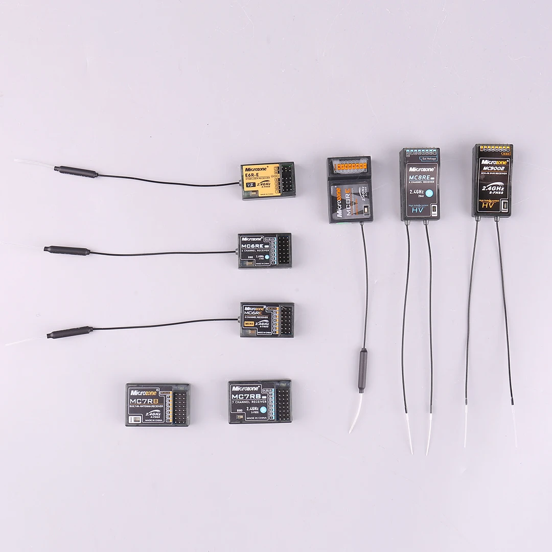 Microzone series remote control receiver MC E6R-E with self stabilizing MC8REv2 mini SBUS receiver MC7RE,MC9002
Microzone series remote control receiver MC E6R-E with self stabilizing MC8REv2 mini SBUS receiver MC7RE,MC9002