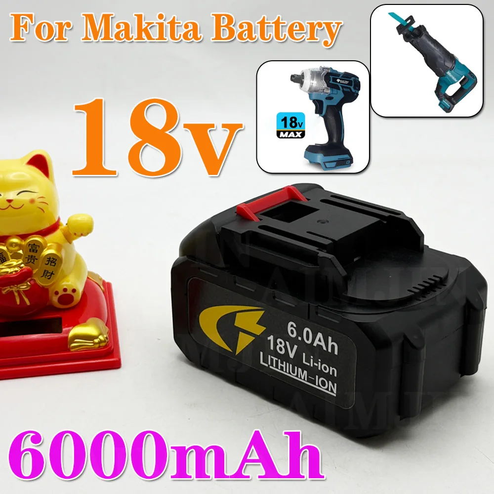 For Makita lithium-ion tool battery high current and high discharge suitable for Makita18V/screwdriver/drill/water gun 18V 6.0Ah
For Makita lithium-ion tool battery high current and high discharge suitable for Makita18V/screwdriver/drill/water gun 18V 6.0Ah