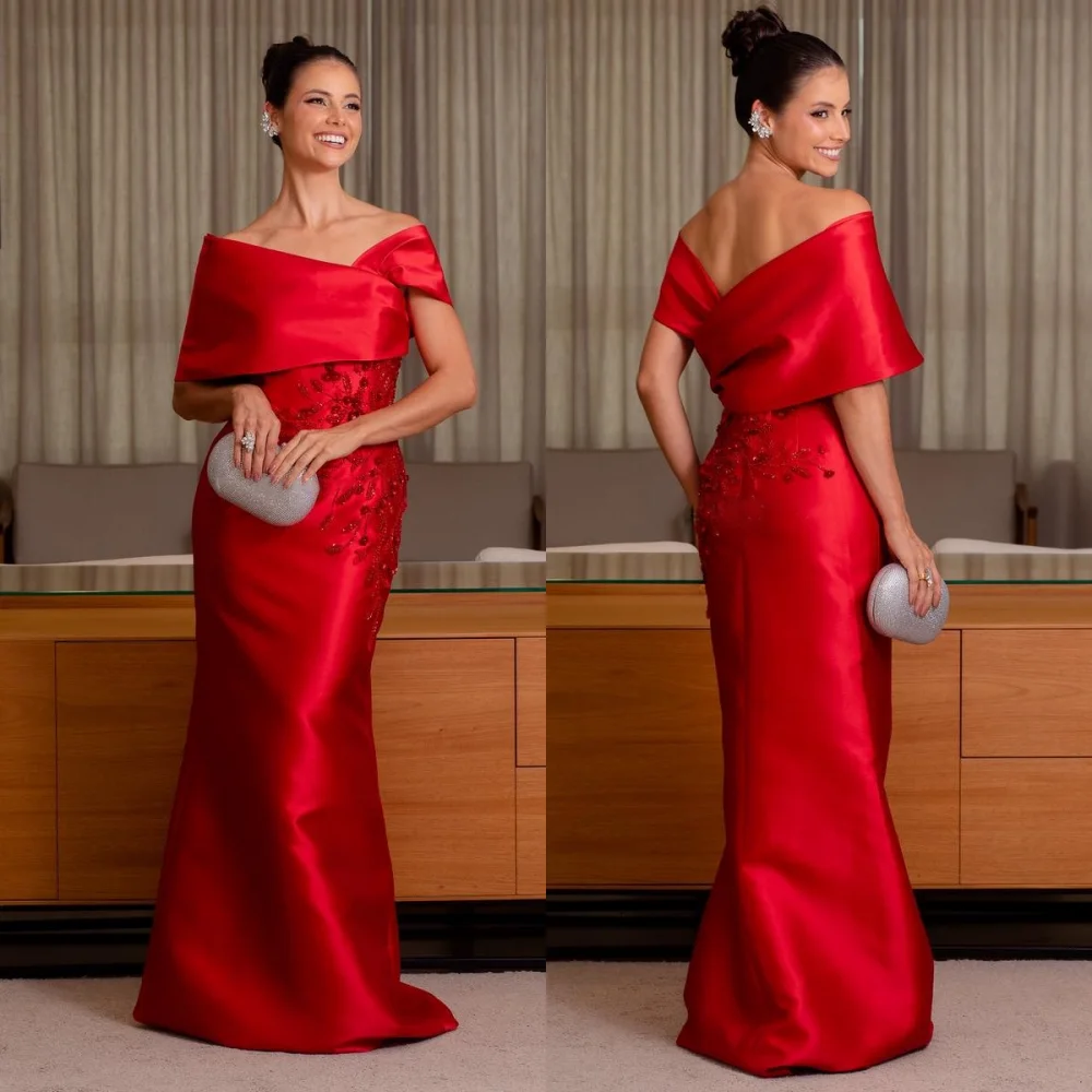 Customized Charmeuse Flower Beading Off-the-shoulder A-line Long Dresses Bespoke Occasion Exquisite High Quality Evening
Customized Charmeuse Flower Beading Off-the-shoulder A-line Long Dresses Bespoke Occasion Exquisite High Quality Evening