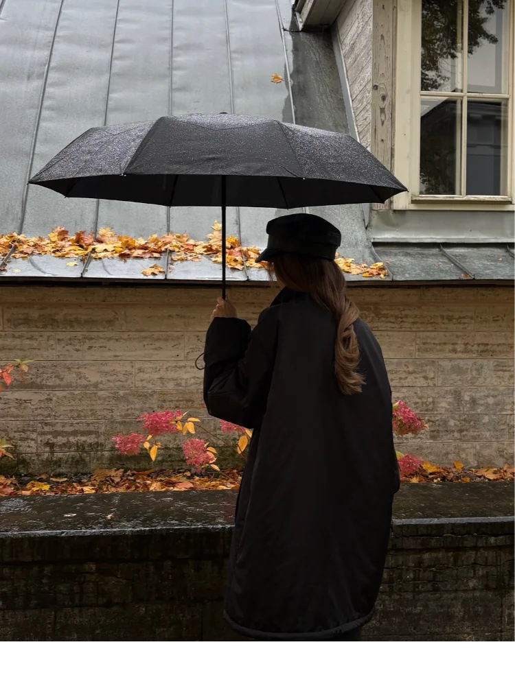 Black Lapel Cotton Jacket Women Casual Pocket Single Breasted Loose Warm Long Outerwears Lady Winter Daily Commute Street Coat
Black Lapel Cotton Jacket Women Casual Pocket Single Breasted Loose Warm Long Outerwears Lady Winter Daily Commute Street Coat