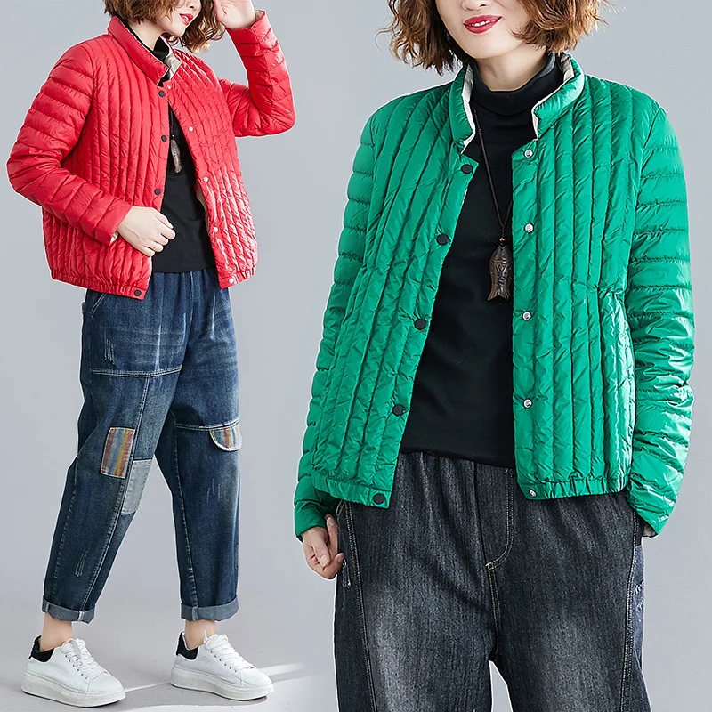 Легкое хлопковое женское длинное пальто из корейского хлопка с воротником-стойкой и воротником-стойкой на одной пуговице
Легкое хлопковое женское длинное пальто из корейского хлопка с воротником-стойкой и воротником-стойкой на одной пуговице