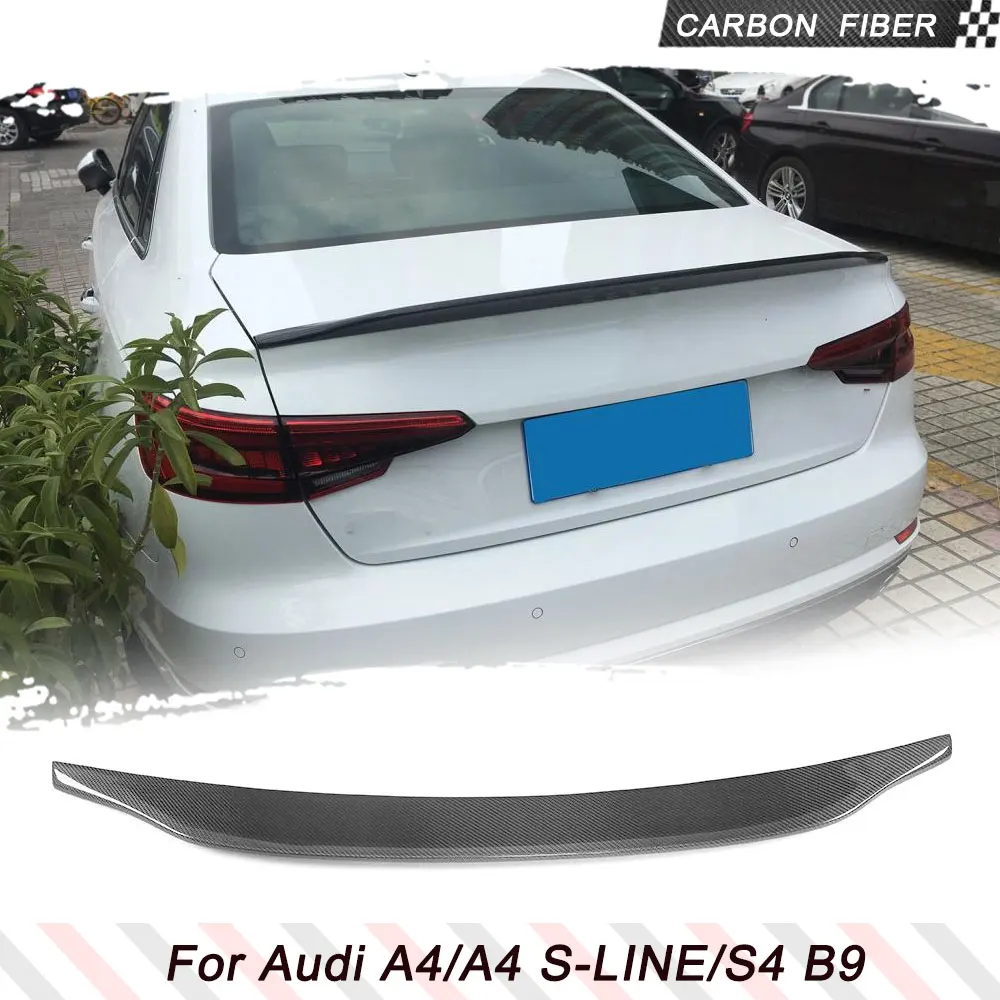 Carbon Fiber Car Rear Trunk SpoilerLip Wing Lid for Audi A4 A4-Sline S4 Sedan 2017-2020 B9 Car Rear Trunk Spoiler Boot Lip Wing
Carbon Fiber Car Rear Trunk SpoilerLip Wing Lid for Audi A4 A4-Sline S4 Sedan 2017-2020 B9 Car Rear Trunk Spoiler Boot Lip Wing
