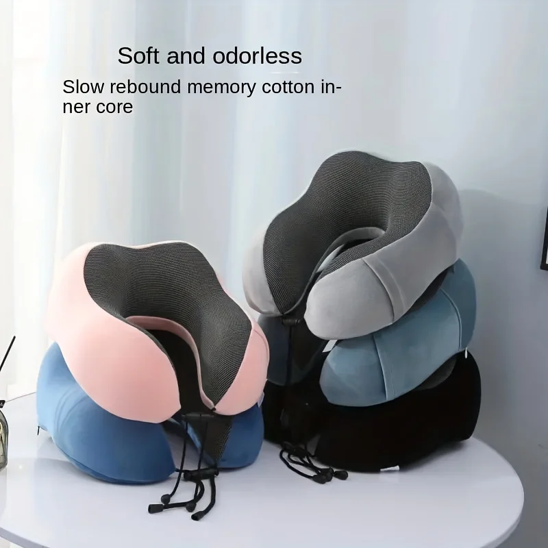 1pc Memory Foam Travel Pillow - Portable Neck Support for Business, Aircraft, and Car - Cervical Spine and Nap Protection Pillow
1pc Memory Foam Travel Pillow - Portable Neck Support for Business, Aircraft, and Car - Cervical Spine and Nap Protection Pillow