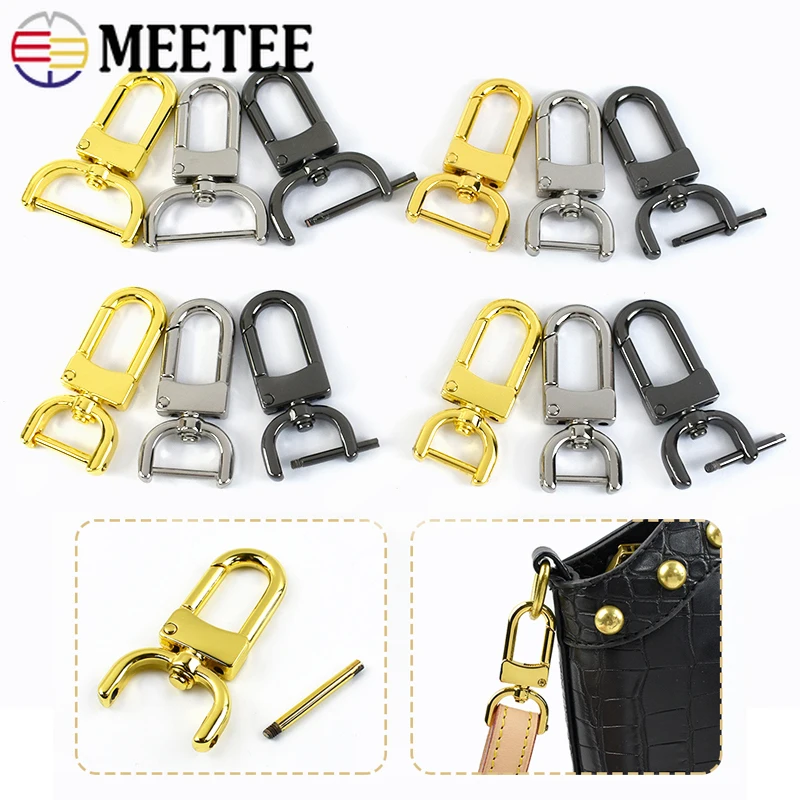 3/5Pcs 13-26mm Metal Bag Strap Buckles Swivel Clasp with Screw Trigger Snap Hook Keychain Handbag Belt Carabiner DIY Accessories
3/5Pcs 13-26mm Metal Bag Strap Buckles Swivel Clasp with Screw Trigger Snap Hook Keychain Handbag Belt Carabiner DIY Accessories