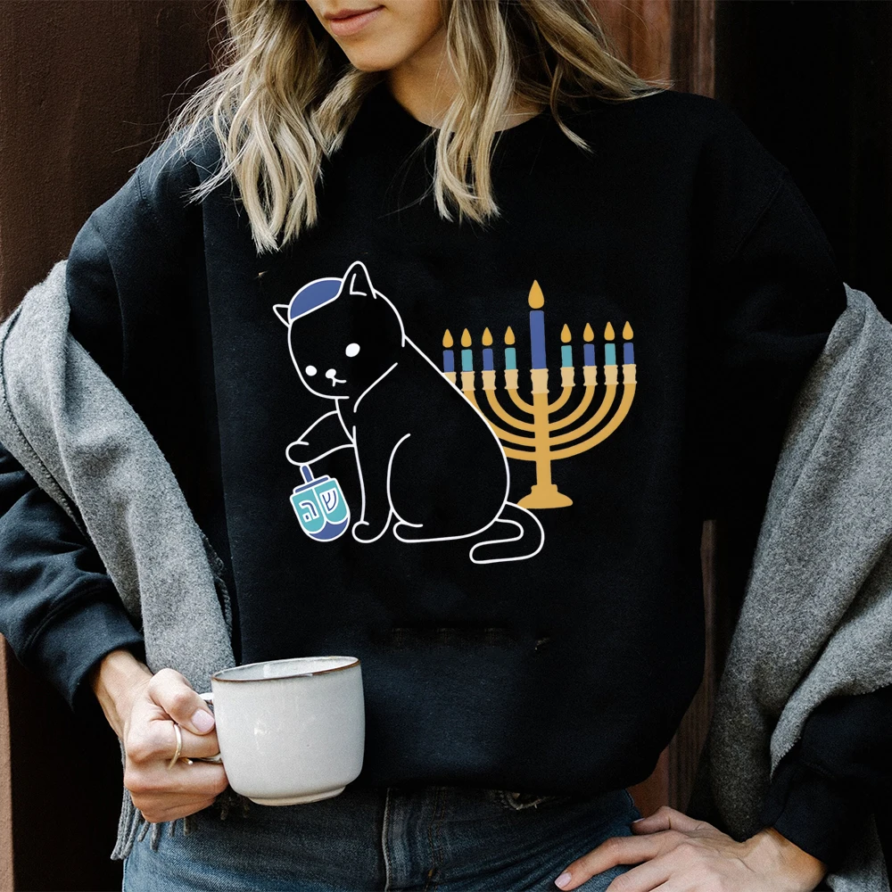 Hanukkah Cat Sweatshirt Cat Owners Shirt Happy Hanucat Sweatershirts Holiday Hanukkah Sweater Jewish Cat Lover Gift
Hanukkah Cat Sweatshirt Cat Owners Shirt Happy Hanucat Sweatershirts Holiday Hanukkah Sweater Jewish Cat Lover Gift