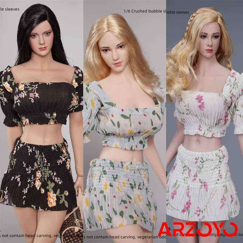 SA toys SA020 1/6 Crushed Bubble Sleeves Loose Shirt Skirt Set Female Soldier Clothes Model Fit 12'' Action Figure Body Dolls
SA toys SA020 1/6 Crushed Bubble Sleeves Loose Shirt Skirt Set Female Soldier Clothes Model Fit 12'' Action Figure Body Dolls