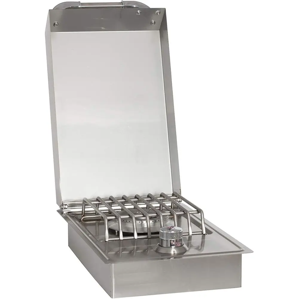 60008 Stainless Steel Single Side Burner, Liquid Propane
60008 Stainless Steel Single Side Burner, Liquid Propane