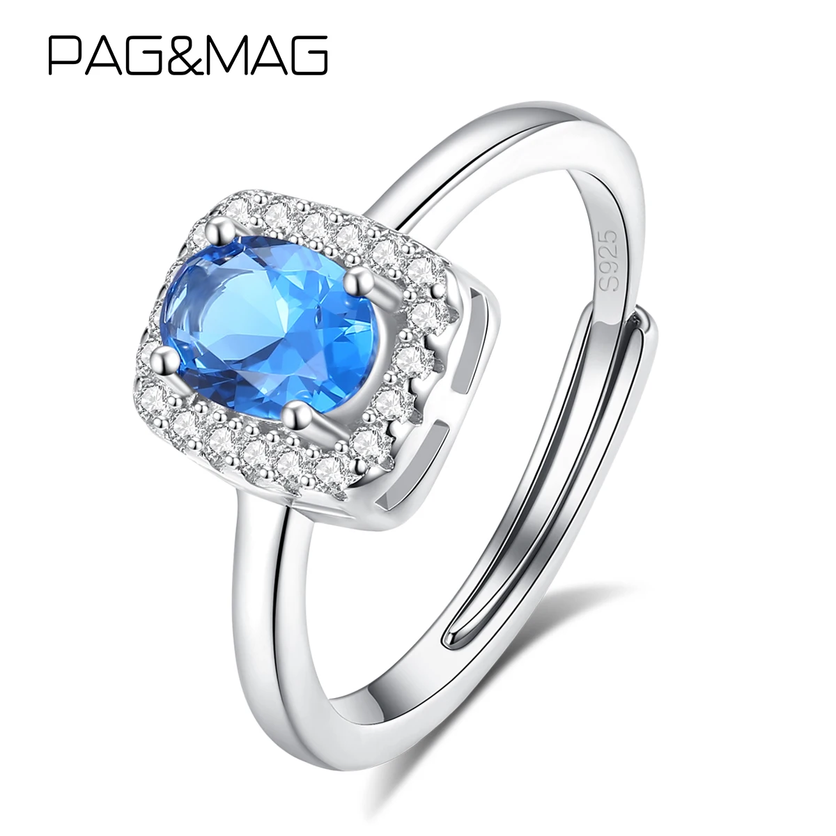 PAG&MAG 925 Sterling Silver Gemstone Wedding Rings Aesthetic Romantic Adjustable Open Rings for Women Bridal Engagement Jewelry
PAG&MAG 925 Sterling Silver Gemstone Wedding Rings Aesthetic Romantic Adjustable Open Rings for Women Bridal Engagement Jewelry