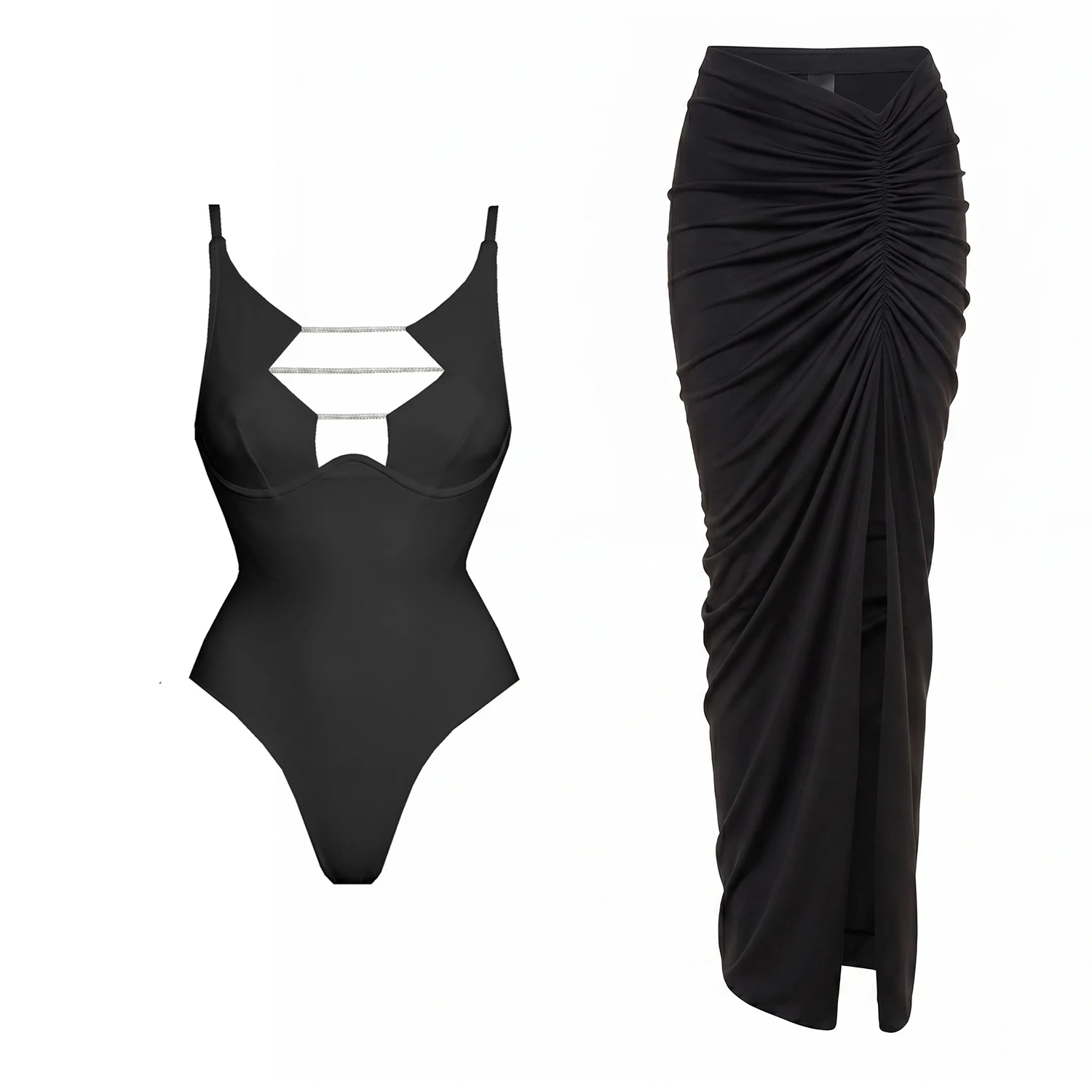 2026 2Pcs Sexy Women One Piece Swimsuit Female Swimwear Solid Biquini Hollow Monokini Push Up Swim Suit Bathingsuit Beachwear
2026 2Pcs Sexy Women One Piece Swimsuit Female Swimwear Solid Biquini Hollow Monokini Push Up Swim Suit Bathingsuit Beachwear
