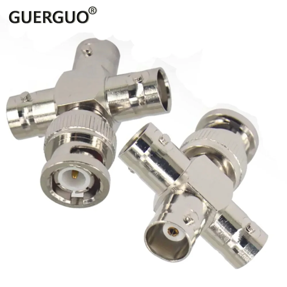 1PC BNC Male to 3 Female Jack T Type RF Coaxial Connector 4 Way Splitter Coax Adapter BNC Tee Connectors T-Shaped
1PC BNC Male to 3 Female Jack T Type RF Coaxial Connector 4 Way Splitter Coax Adapter BNC Tee Connectors T-Shaped