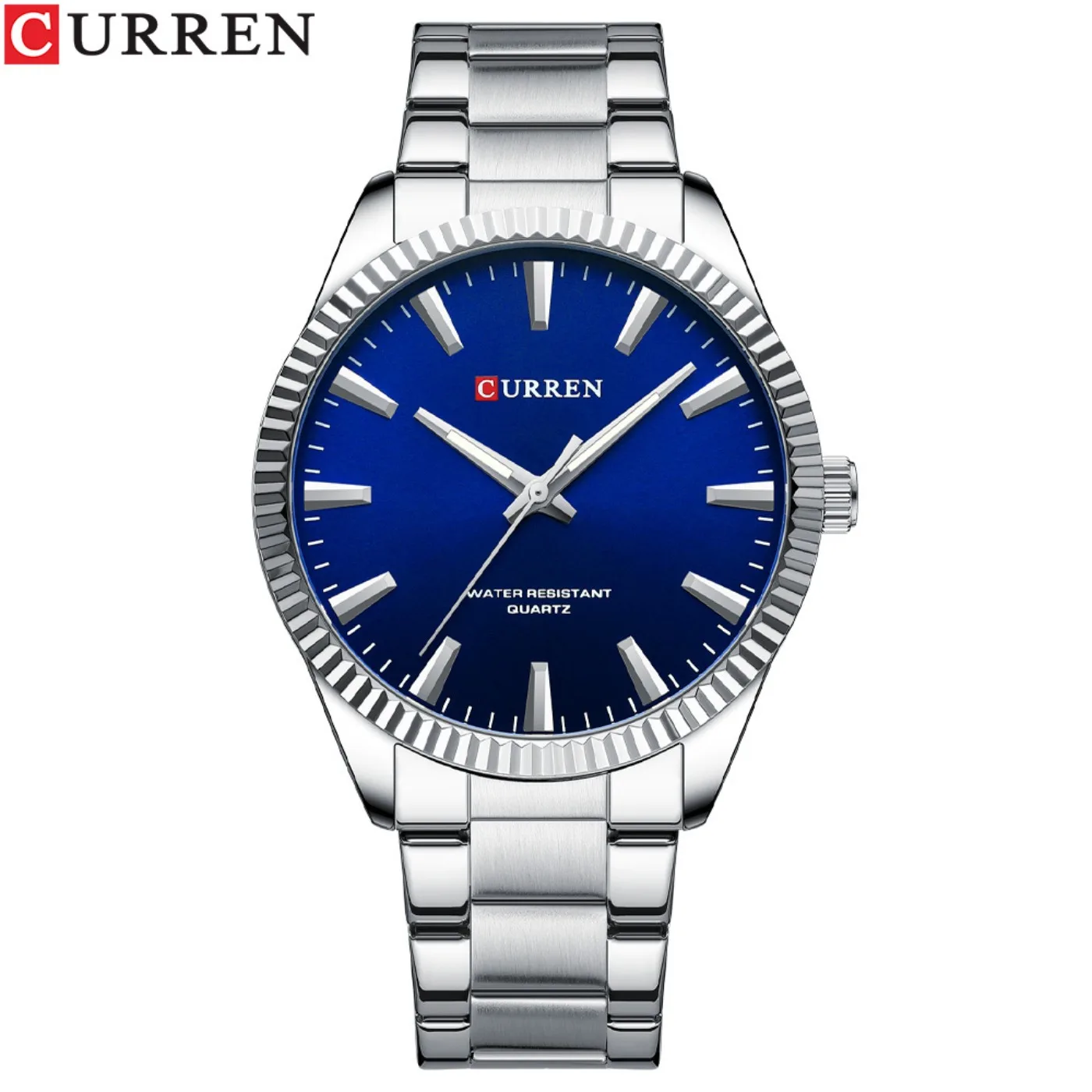 CURREN 8425 Neutral Round Baton-marked Stainless Steel Watch, Water-resistant Business Men's Wristwatch Gifts
CURREN 8425 Neutral Round Baton-marked Stainless Steel Watch, Water-resistant Business Men's Wristwatch Gifts