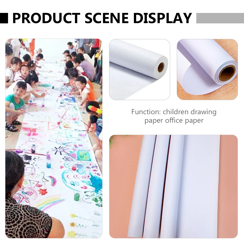 25m Long Premium Thick White Paper Scroll for Children Eco Friendly Strong Surface Blank Sketch Art Craft School Work for Kids
25m Long Premium Thick White Paper Scroll for Children Eco Friendly Strong Surface Blank Sketch Art Craft School Work for Kids