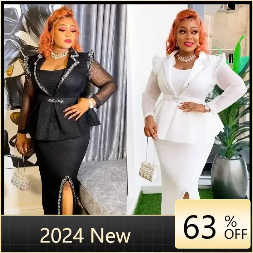 Elegant African Dresses for Women 2024 Africa Clothing Plus Size Evening Wedding Party Long Dress Dashiki Ankara Outfits Robes
Elegant African Dresses for Women 2024 Africa Clothing Plus Size Evening Wedding Party Long Dress Dashiki Ankara Outfits Robes