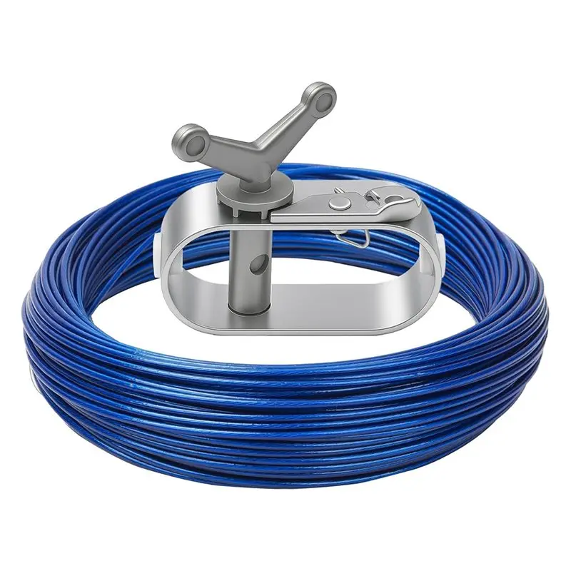 Комплект троса и лебедки ABGH для накрытия наземного бассейна, 100 футов, сверхпрочный стальной трос с покрытием, лебедка в комплекте
Комплект троса и лебедки ABGH для накрытия наземного бассейна, 100 футов, сверхпрочный стальной трос с покрытием, лебедка в комплекте