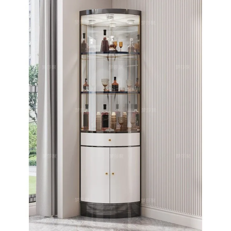 Stainless Steel Corner Cabinet Household Dining Room Corner Cabinet Curved Corner Cabinet Living Room Against
Stainless Steel Corner Cabinet Household Dining Room Corner Cabinet Curved Corner Cabinet Living Room Against