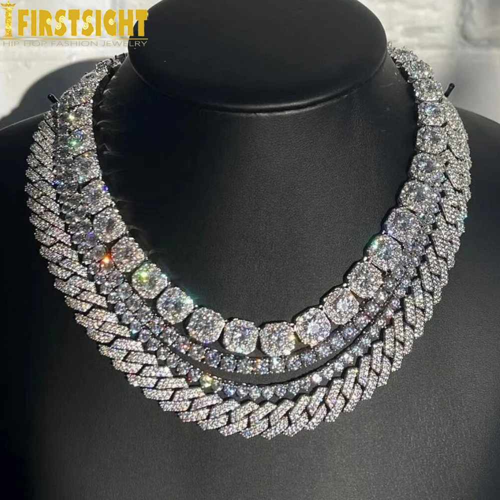 Iced Out Bling 5A Cubic Zirconia CZ Necklace 8mm Silver Color Tennis Chain Necklaces Hip Hop Fashion Jewelry For Women
Iced Out Bling 5A Cubic Zirconia CZ Necklace 8mm Silver Color Tennis Chain Necklaces Hip Hop Fashion Jewelry For Women