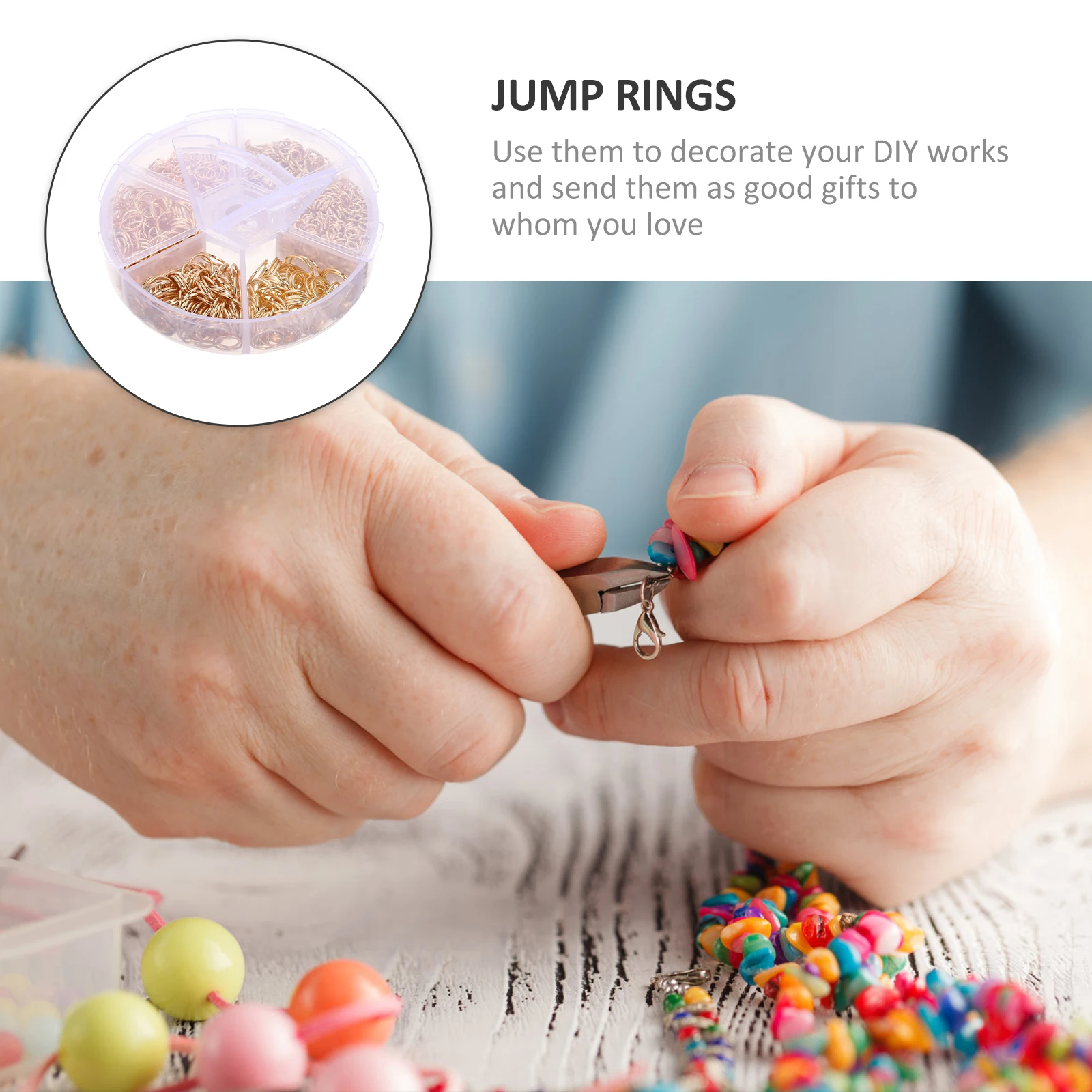 Open Jump Rings for Jewelry Making Durable Metal Necklace Bracelet Keychain Supplies Split Ring Repair Kit Earrings Clasp DIY
Open Jump Rings for Jewelry Making Durable Metal Necklace Bracelet Keychain Supplies Split Ring Repair Kit Earrings Clasp DIY