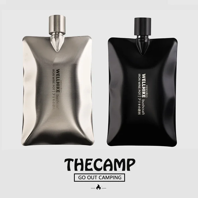 Outdoor Camping Fluid Wine Jug 304 Stainless Steel Portable Metal Camping Antique Portable Mini Alcohol Jug
Outdoor Camping Fluid Wine Jug 304 Stainless Steel Portable Metal Camping Antique Portable Mini Alcohol Jug