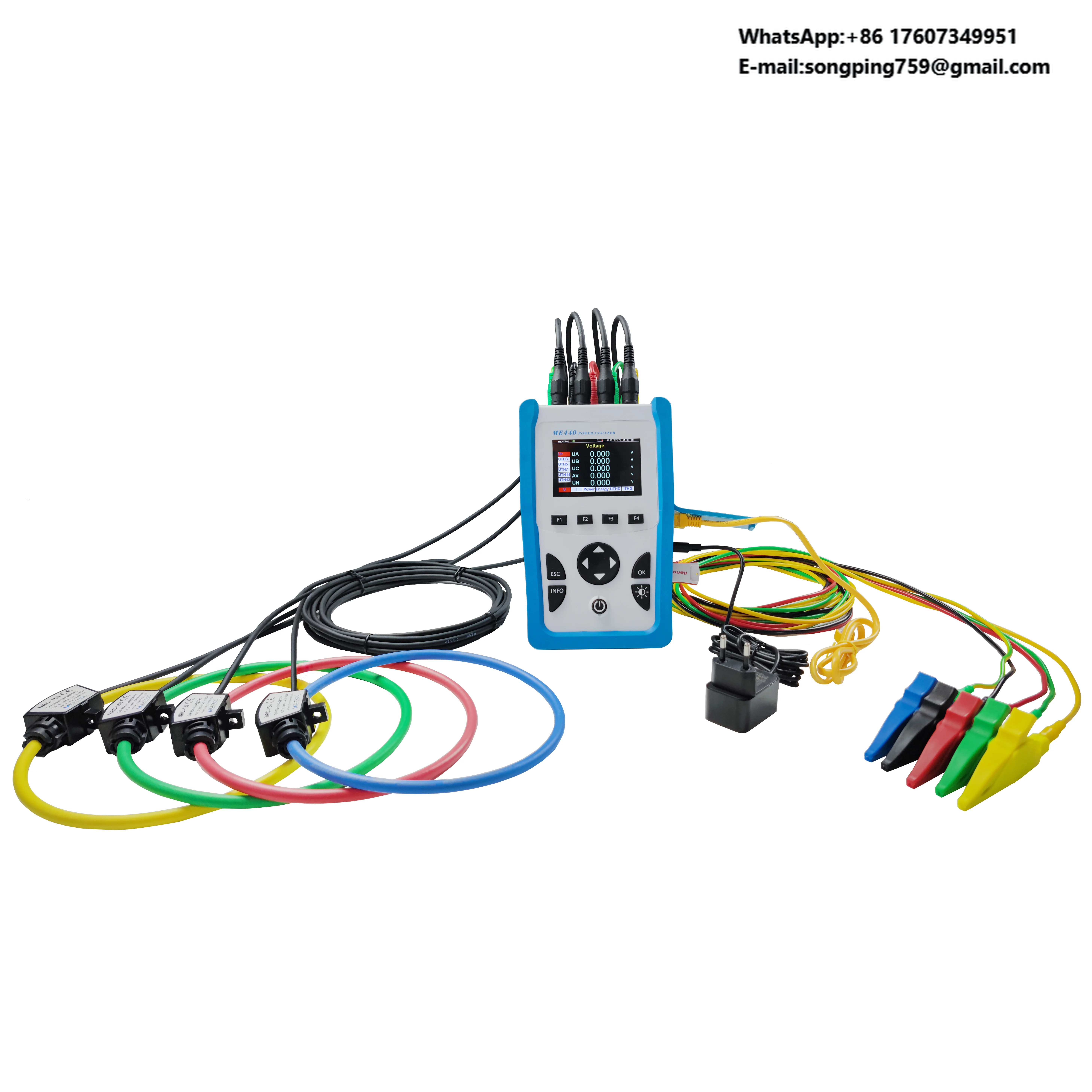 ME440 Handheld 32GB Data Logger Ethernet LAN Current Electrical Parameters Measuring Instruments Rogowksi Clamp Meter
ME440 Handheld 32GB Data Logger Ethernet LAN Current Electrical Parameters Measuring Instruments Rogowksi Clamp Meter