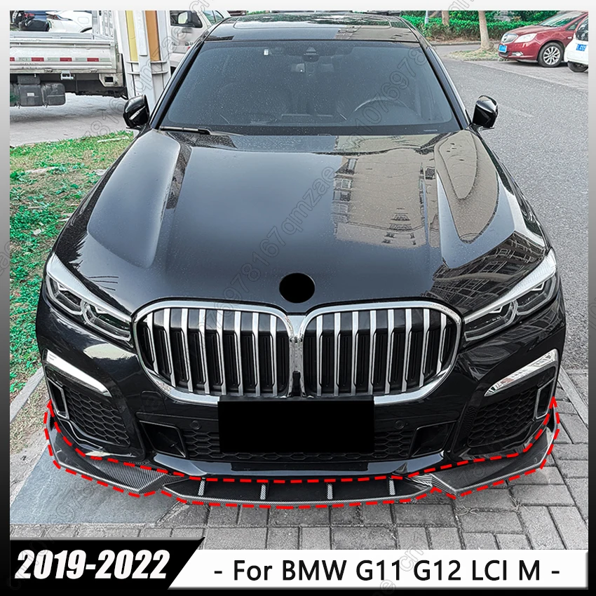 3Pcs Car Front Spoiler Bumper Lip Chin Splitter For BMW 7 Series G11 G12 LCI M Sport 2019-2022 Guard Cover Body Kits
3Pcs Car Front Spoiler Bumper Lip Chin Splitter For BMW 7 Series G11 G12 LCI M Sport 2019-2022 Guard Cover Body Kits