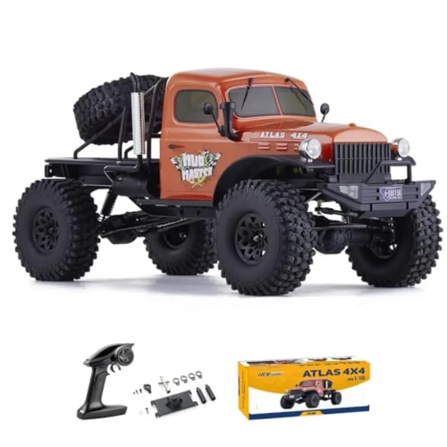 RC Rock Crawler for adults, ABS plastic, orange, 2.4GHz 2-in-1 indooroutdoor off-road 4x4 hobby-grade crawler requiring separat
RC Rock Crawler for adults, ABS plastic, orange, 2.4GHz 2-in-1 indooroutdoor off-road 4x4 hobby-grade crawler requiring separat