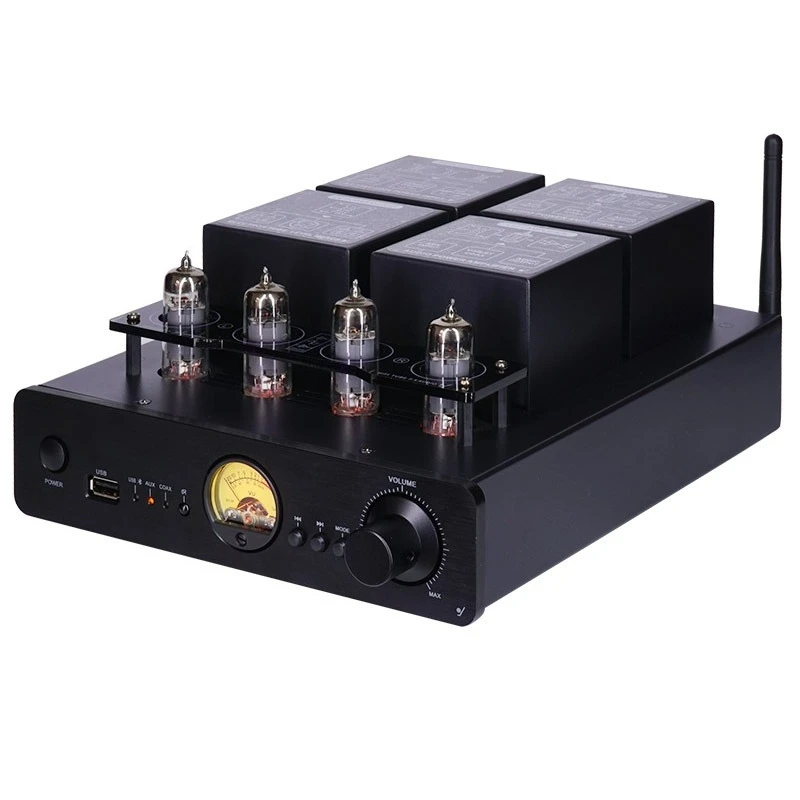 Bluetooth 5.3 HiFi Vacuum Tube Amplifier Lossless U Disk Playback Home Audio Power Amplifier with APP Control and Remote Control
Bluetooth 5.3 HiFi Vacuum Tube Amplifier Lossless U Disk Playback Home Audio Power Amplifier with APP Control and Remote Control