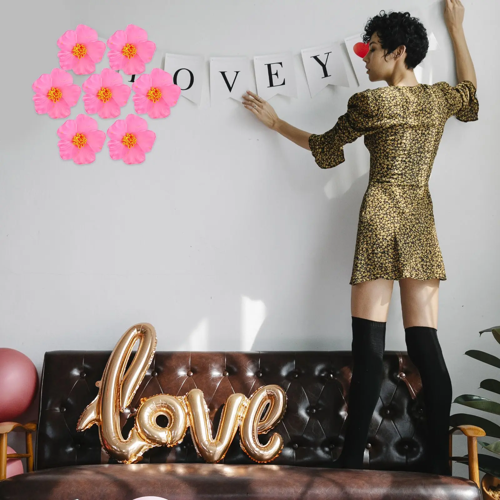 10 Pcs Artificial Hibiscus FlowersFaux EVA Decorative FlowersParty DecorationProps Office Hotel Bar Living Room
10 Pcs Artificial Hibiscus FlowersFaux EVA Decorative FlowersParty DecorationProps Office Hotel Bar Living Room