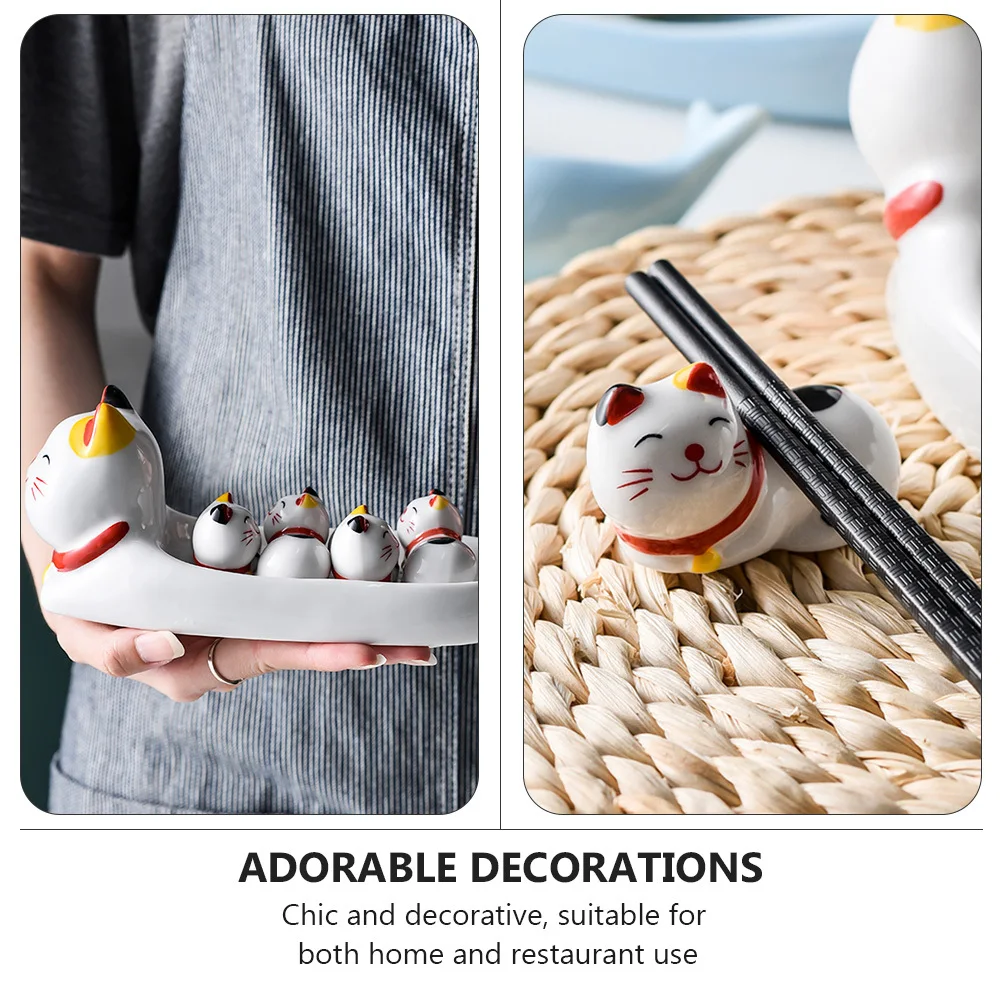 1Set Cat Chopstick Rests Storage Plate Low Water Absorption Smooth Edges Safe Use Household Restaurant Sushi Side Dishes Decor
1Set Cat Chopstick Rests Storage Plate Low Water Absorption Smooth Edges Safe Use Household Restaurant Sushi Side Dishes Decor