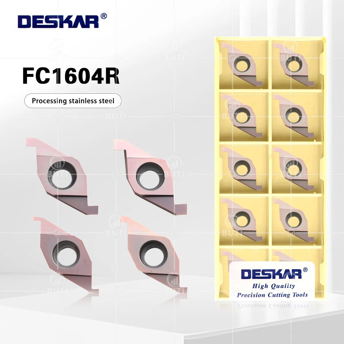 DESKAR 100% Original FC1604R100-1.0 150-1.5 200-2.0 250-2.5 LF6018 CNC Lathe Cutter Hard Alloy Slotting Blade Metal Cutting Tool
DESKAR 100% Original FC1604R100-1.0 150-1.5 200-2.0 250-2.5 LF6018 CNC Lathe Cutter Hard Alloy Slotting Blade Metal Cutting Tool