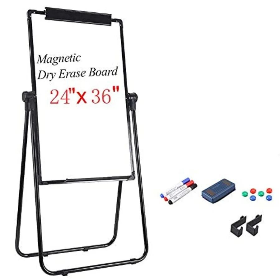 Dry Erase Easel board 36 x 24 Inch Double Sided Magnetic Board Height Adjustable board Stand
Dry Erase Easel board 36 x 24 Inch Double Sided Magnetic Board Height Adjustable board Stand