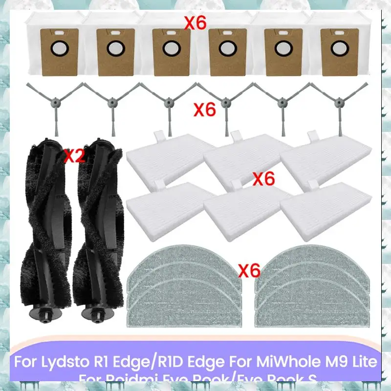 Caci основная боковая щетка для швабры Hepa-фильтр для Lydsto R1 Edge/R1D Edge, Miwhole M9 Lite, Roidmi Eve Rook/Eve Rook S Замена
Caci основная боковая щетка для швабры Hepa-фильтр для Lydsto R1 Edge/R1D Edge, Miwhole M9 Lite, Roidmi Eve Rook/Eve Rook S Замена