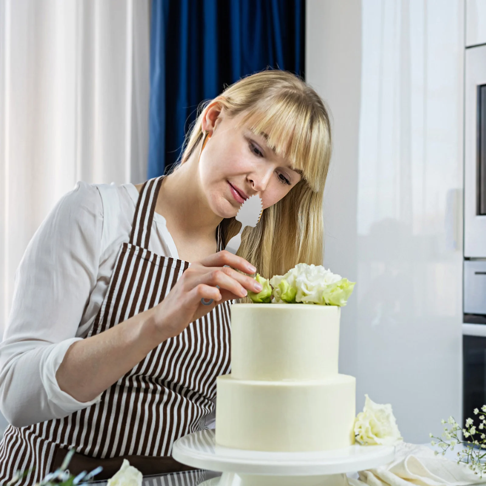 5Pcs Chocolate Cutter Stainless Steel Baking Tools for Cake Decoration Small Big Round Leaf Long Toothed Leaf Spatula
5Pcs Chocolate Cutter Stainless Steel Baking Tools for Cake Decoration Small Big Round Leaf Long Toothed Leaf Spatula