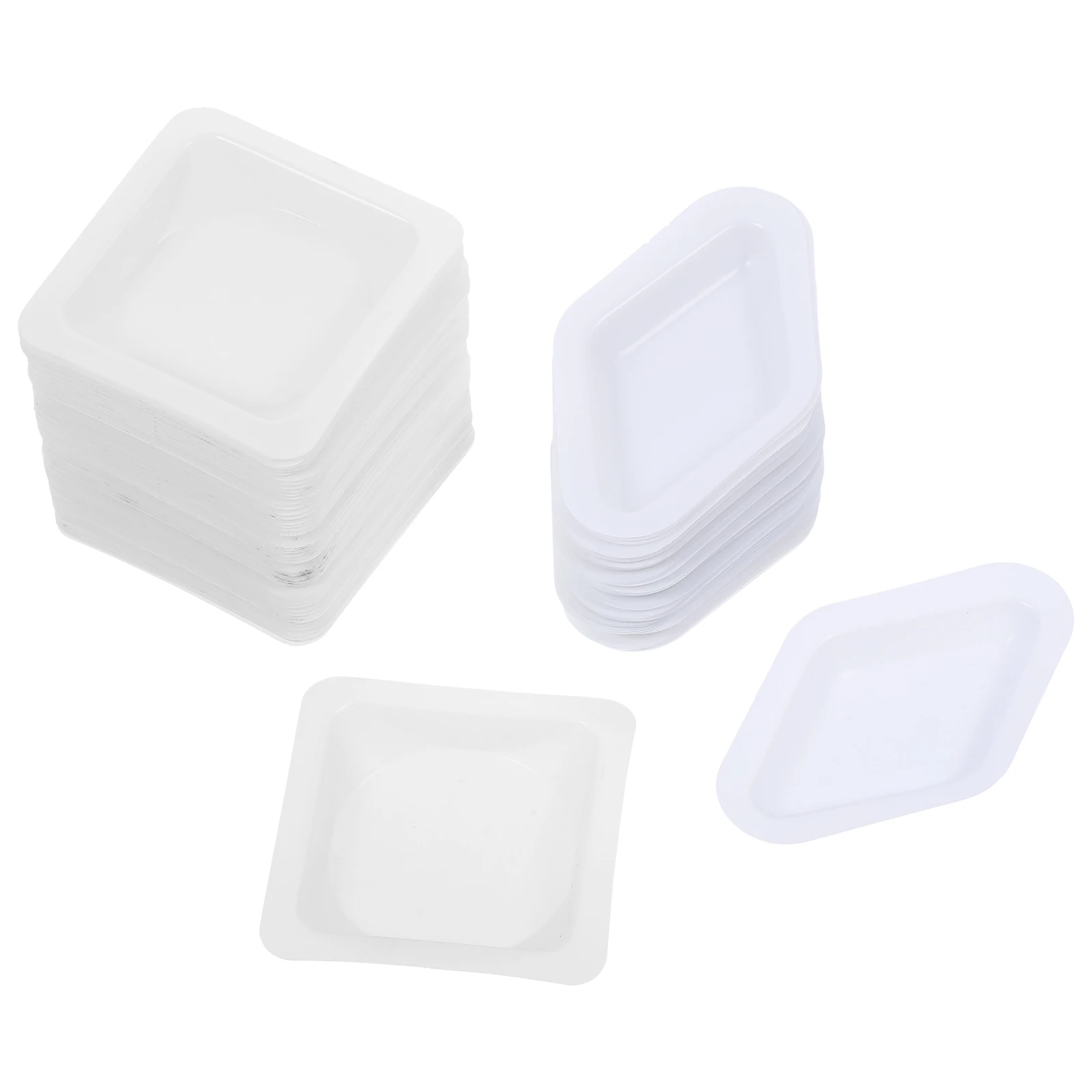 100 Pcs Dish Lab Plastic Weight Plastic Weighing Plates Boats Powder Tray for Laboratory Measuring Disposable Plates 
100 Pcs Dish Lab Plastic Weight Plastic Weighing Plates Boats Powder Tray for Laboratory Measuring Disposable Plates