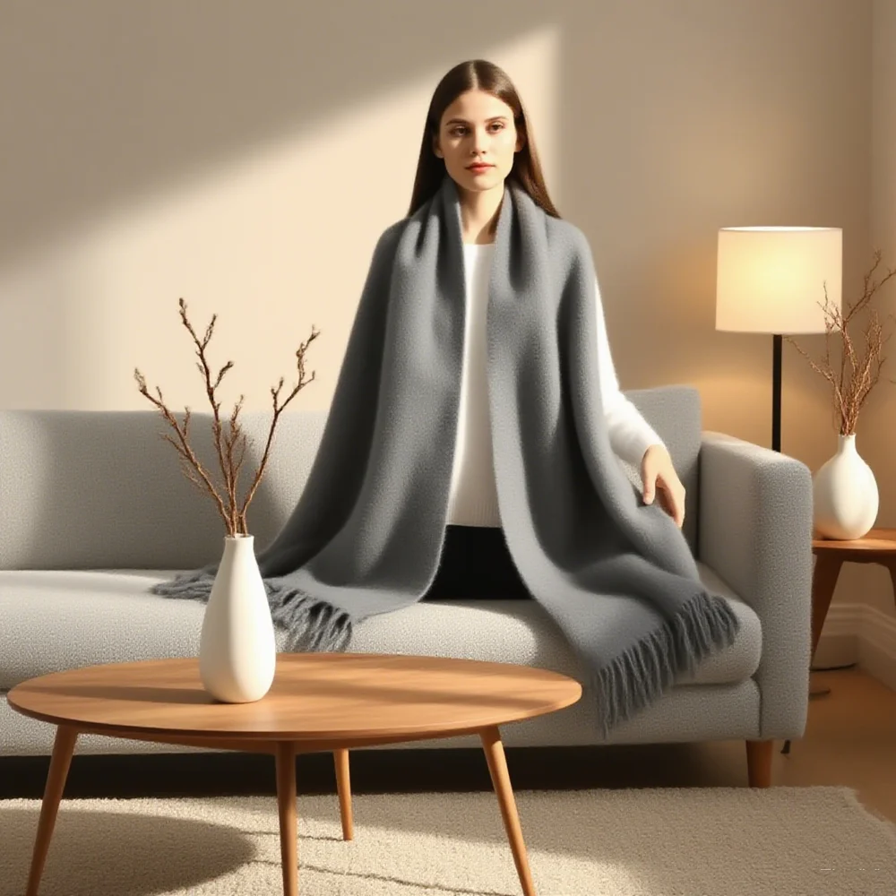 Winter Scarf for Women Cashmere Warm Solid Pashmina Blanket Wrap Female Thick Soft Bufanda Big Tassel Shawl Long Poncho 245*40cm
Winter Scarf for Women Cashmere Warm Solid Pashmina Blanket Wrap Female Thick Soft Bufanda Big Tassel Shawl Long Poncho 245*40cm