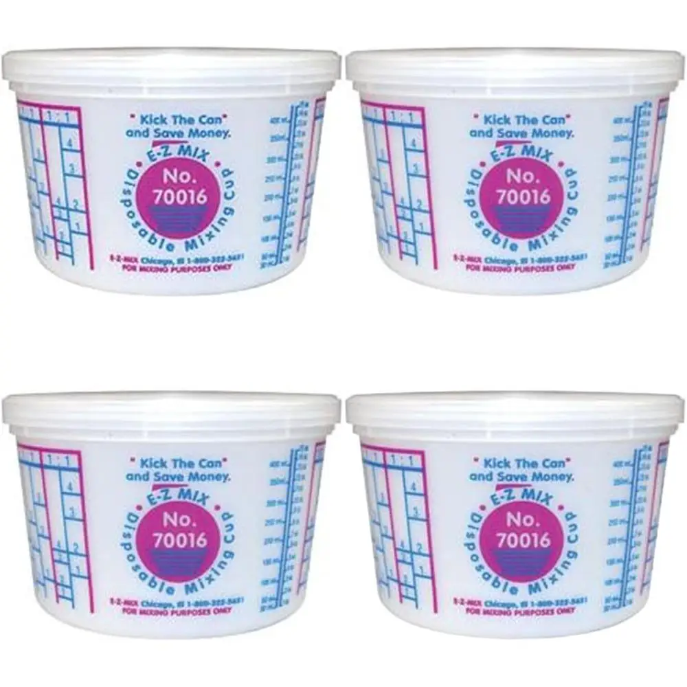 100 Pack Disposable Mixing Cups, 1 Pint Capacity
100 Pack Disposable Mixing Cups, 1 Pint Capacity