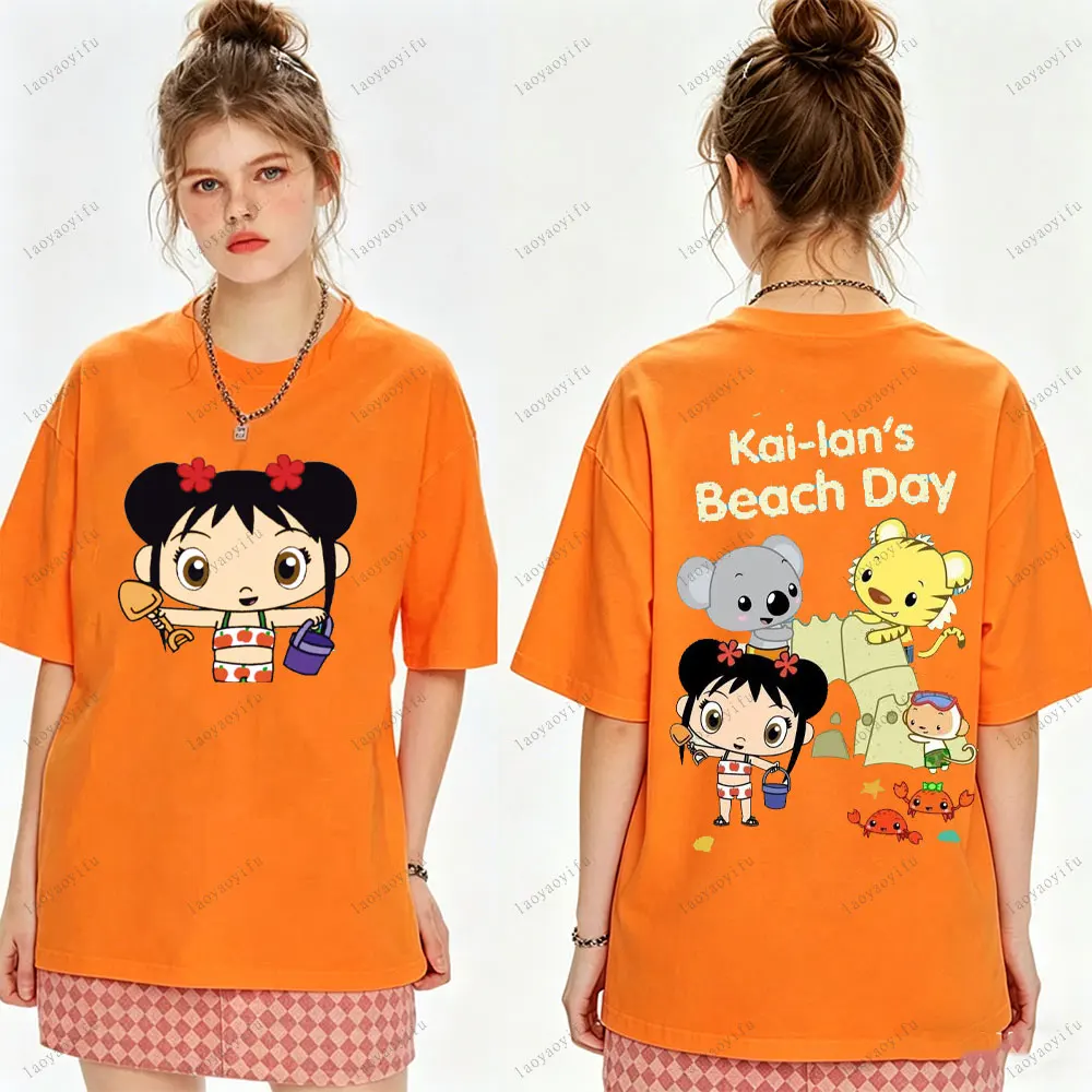 Family Party Ni Hao, Kai-lan! Parents-child T-shirt Cute Cartoon Print Summer Short Sleeve Round-neck T Shirt
Family Party Ni Hao, Kai-lan! Parents-child T-shirt Cute Cartoon Print Summer Short Sleeve Round-neck T Shirt