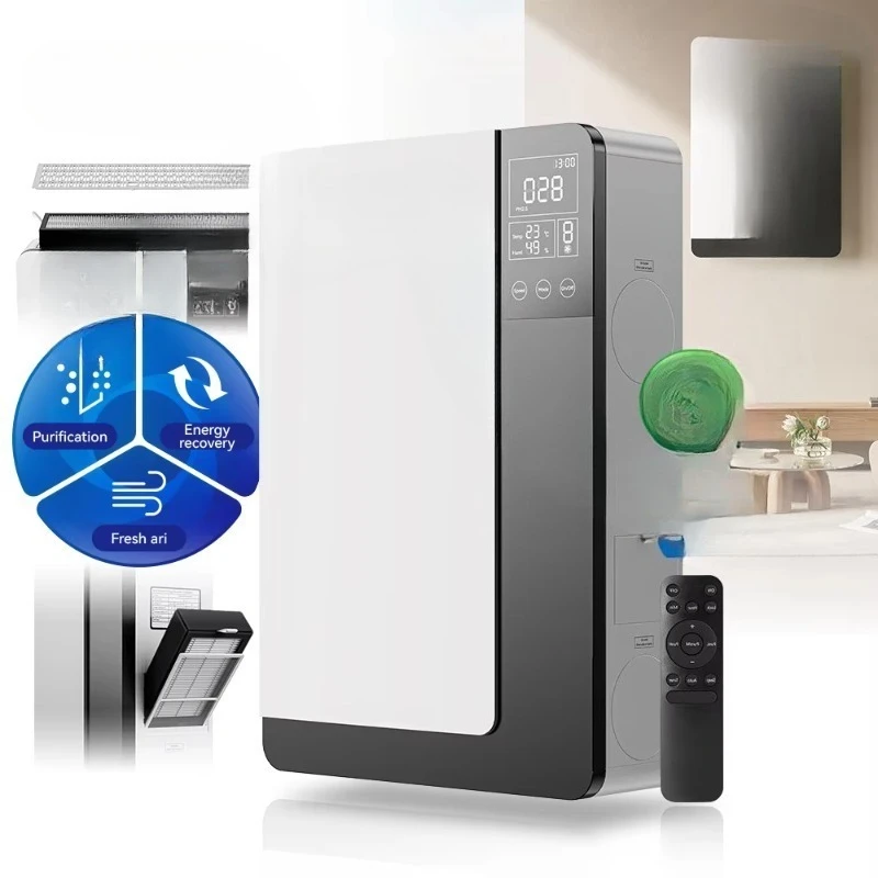 Easy Installation Wall Mount Erv Remote Control Air Fresher Ductless Erv System With Triple Filters
Easy Installation Wall Mount Erv Remote Control Air Fresher Ductless Erv System With Triple Filters
